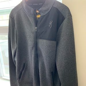 Men’s zip up Browning fleece
